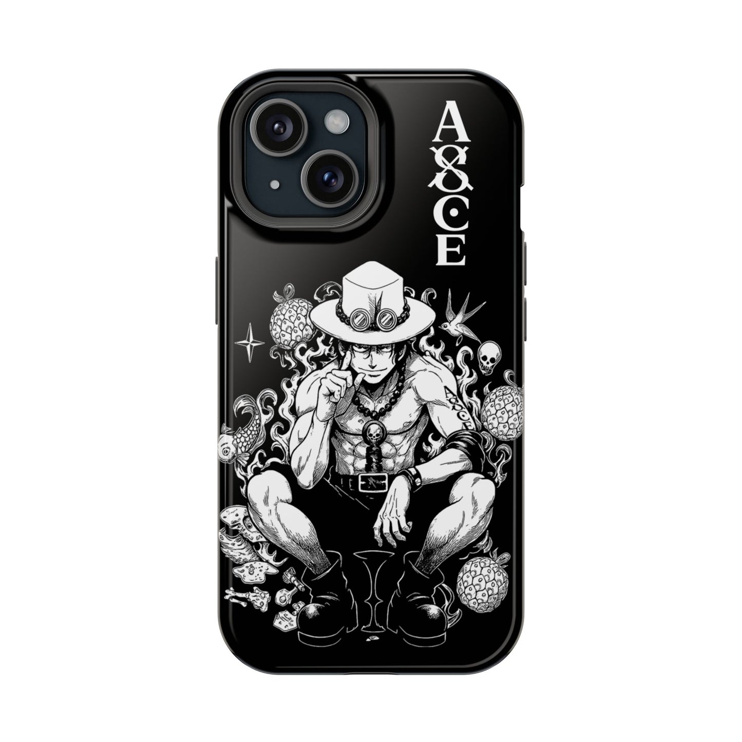 One Piecee Portgas D. Ace Phone Case – Anime Design ANIME HUB