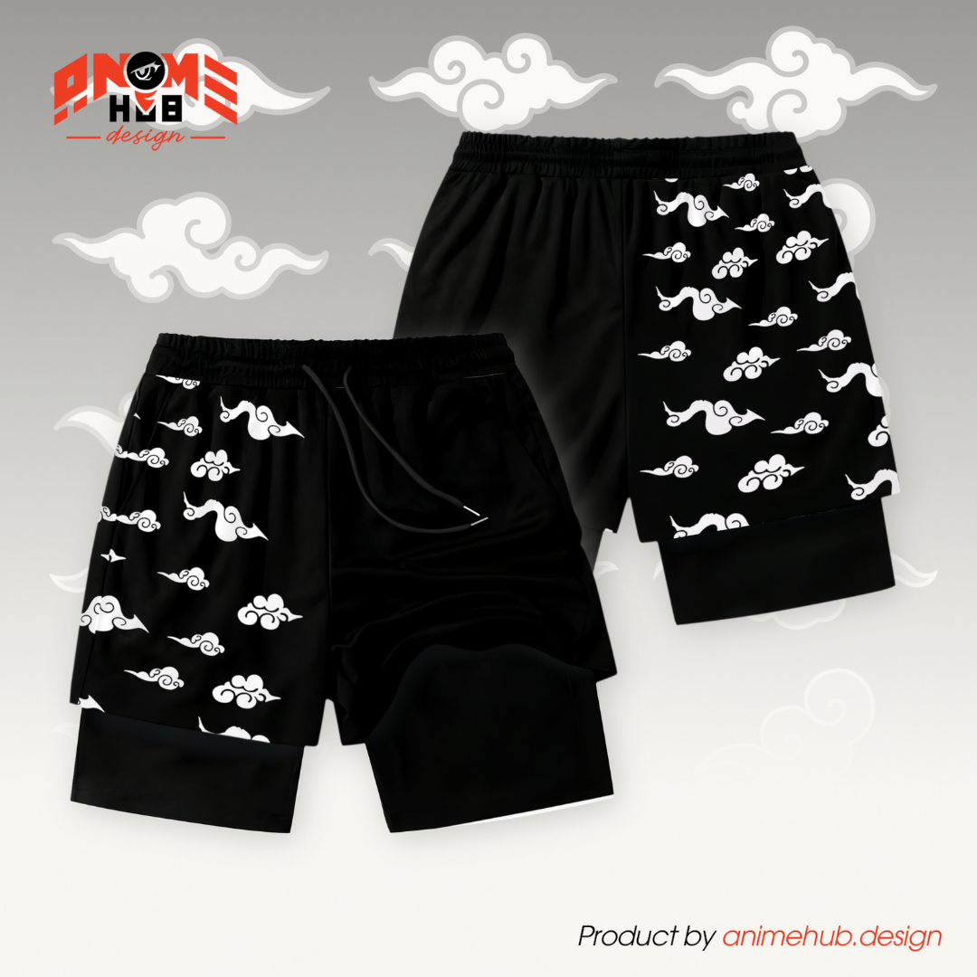 Uzumaki - Pantalones cortos de Narutoo Streetwear ANIME HUB