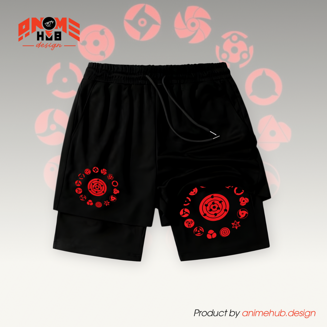 Uzumaki - Pantalones cortos de Narutoo Streetwear ANIME HUB