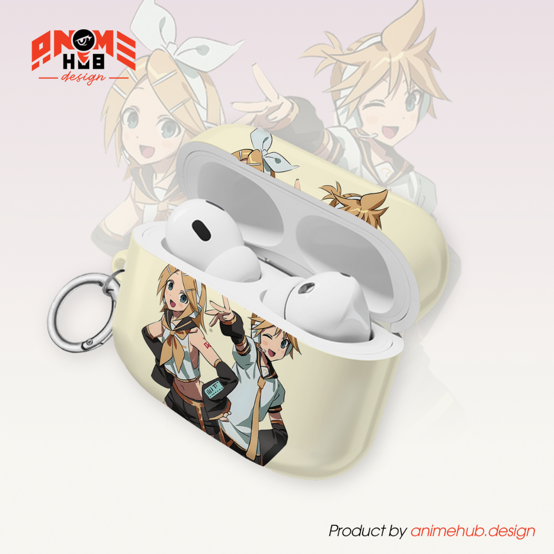 Funda protectora suave para AirPods de Kagamine Rin Len 1 - ANIME HUB
