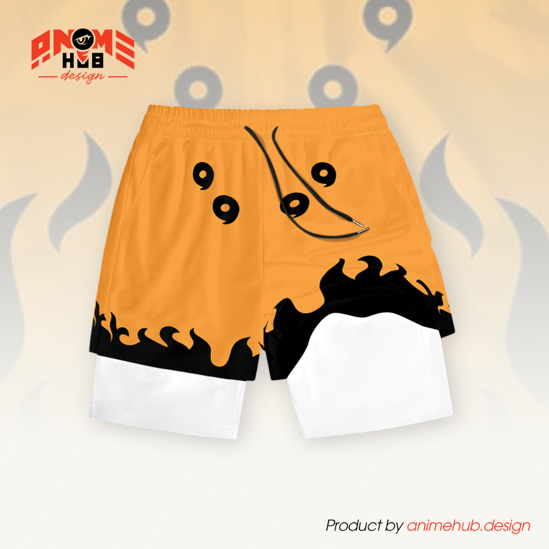 Uzumaki - Pantalones cortos de Narutoo Streetwear ANIME HUB