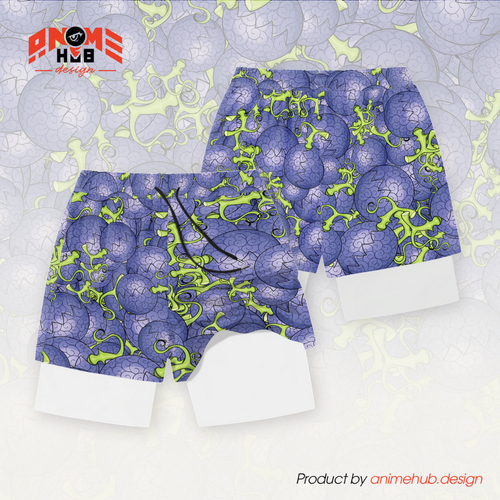 Anime Fruta del Diablo 5 – Pantalones cortos de Onepiecee ANIME HUB