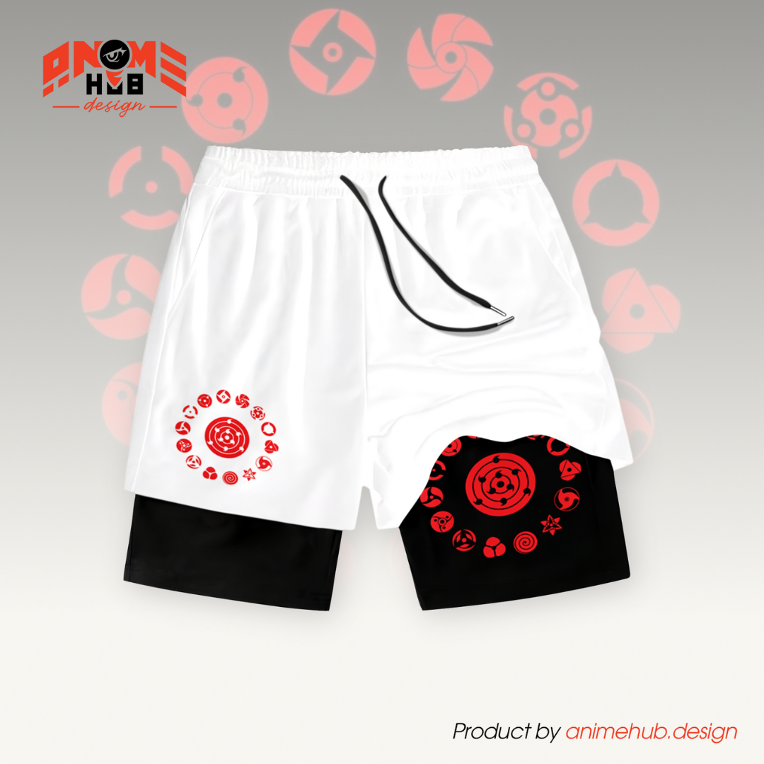 Uzumaki - Pantalones cortos de Narutoo Streetwear ANIME HUB