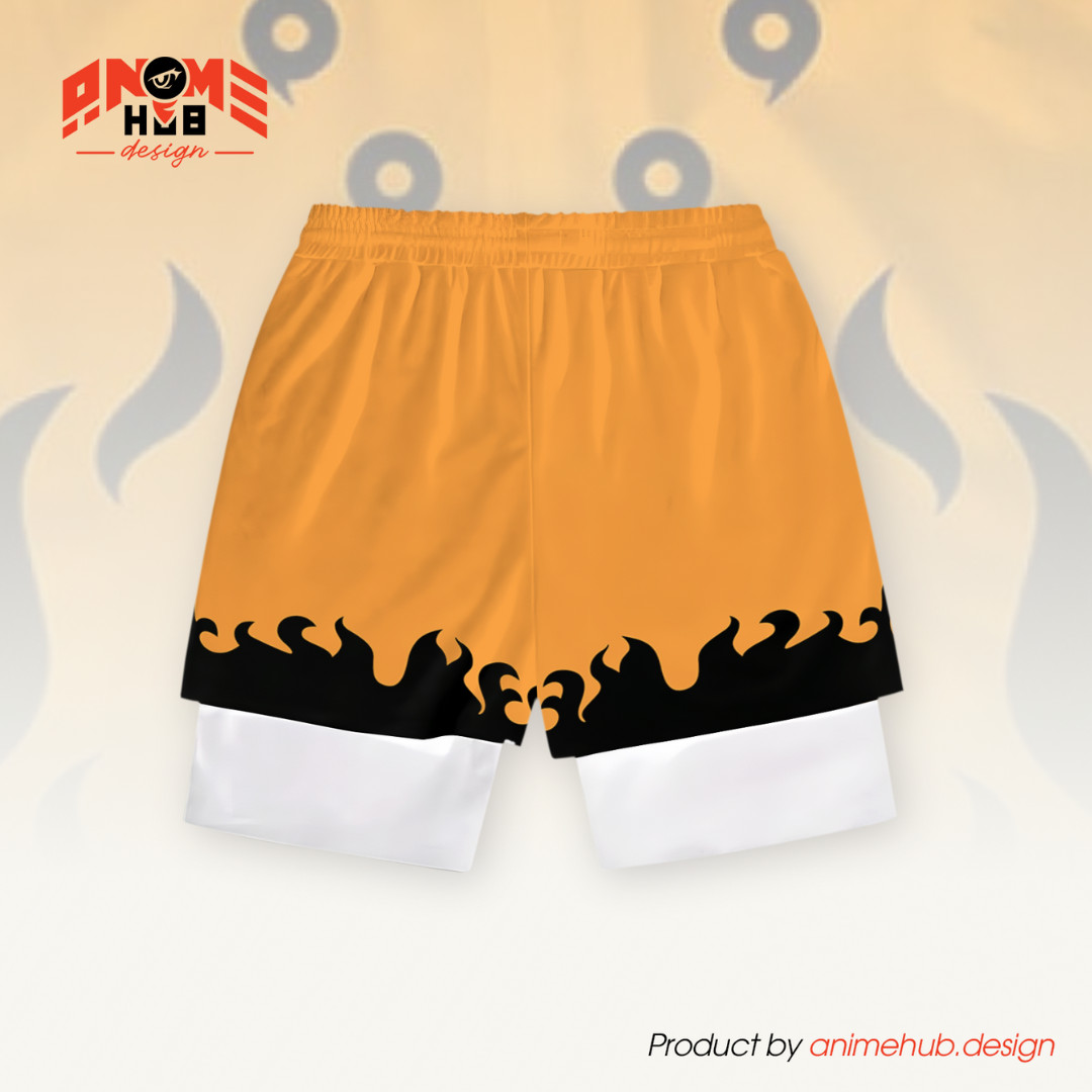 Uzumaki - Pantalones cortos de Narutoo Streetwear ANIME HUB