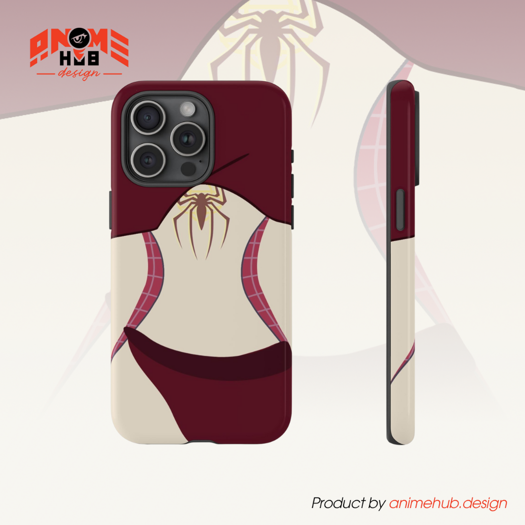 Spider-Gwen Inspired Phone Case 3 – Superhero Costume Design ANIME HUB