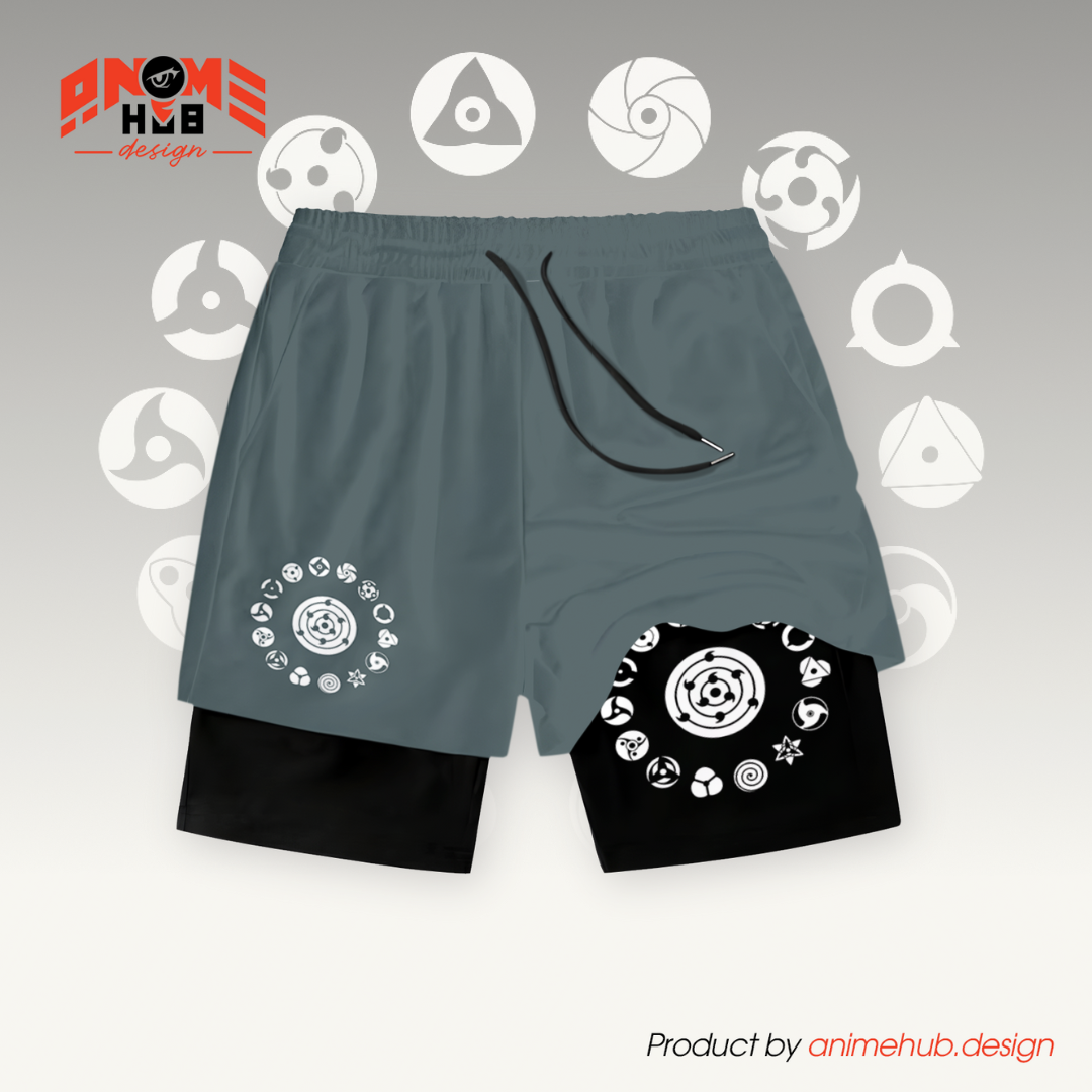 Uzumaki - Pantalones cortos de Narutoo Streetwear ANIME HUB