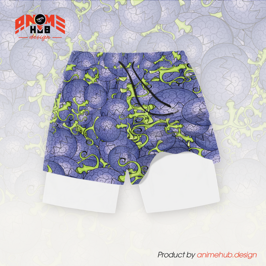 Anime Fruta del Diablo 5 – Pantalones cortos de Onepiecee ANIME HUB