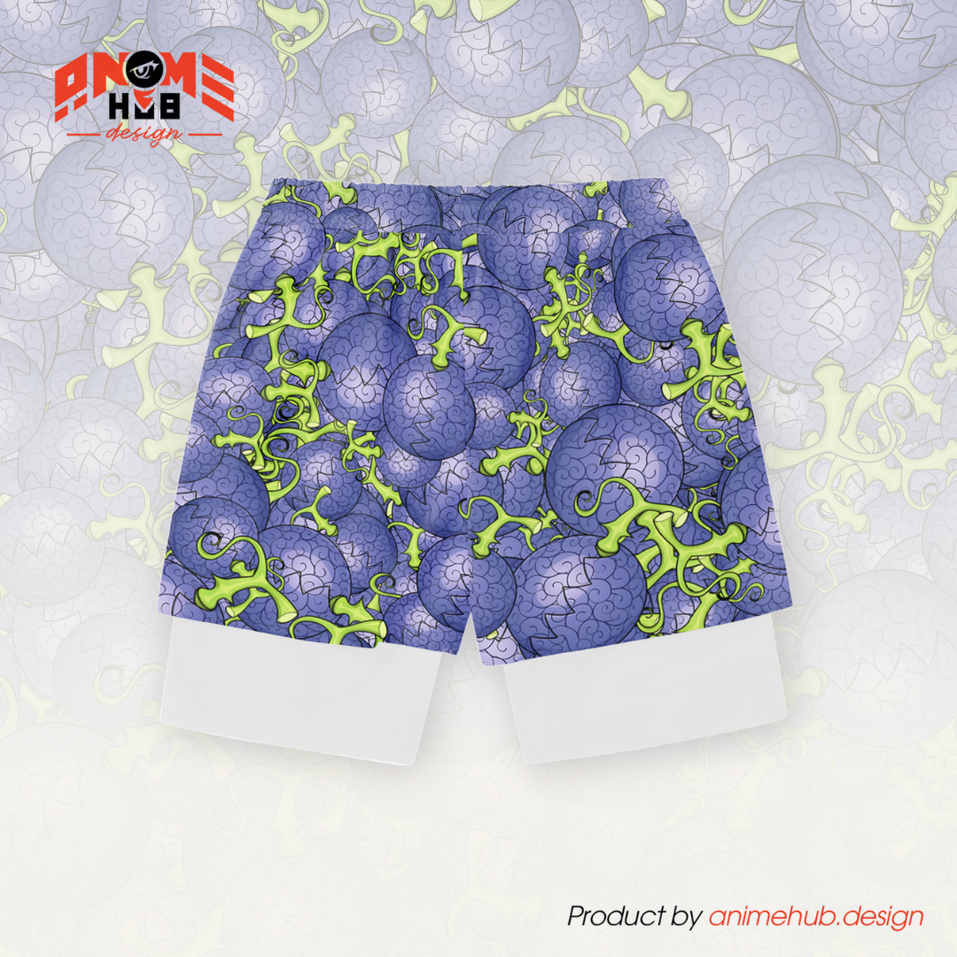 Anime Fruta del Diablo 5 – Pantalones cortos de Onepiecee ANIME HUB