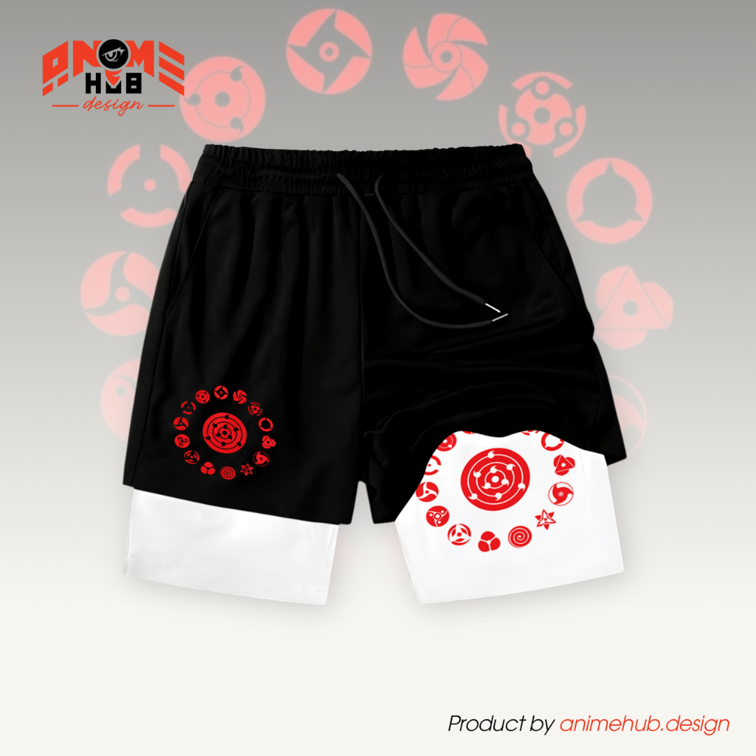 Uzumaki - Pantalones cortos de Narutoo Streetwear ANIME HUB