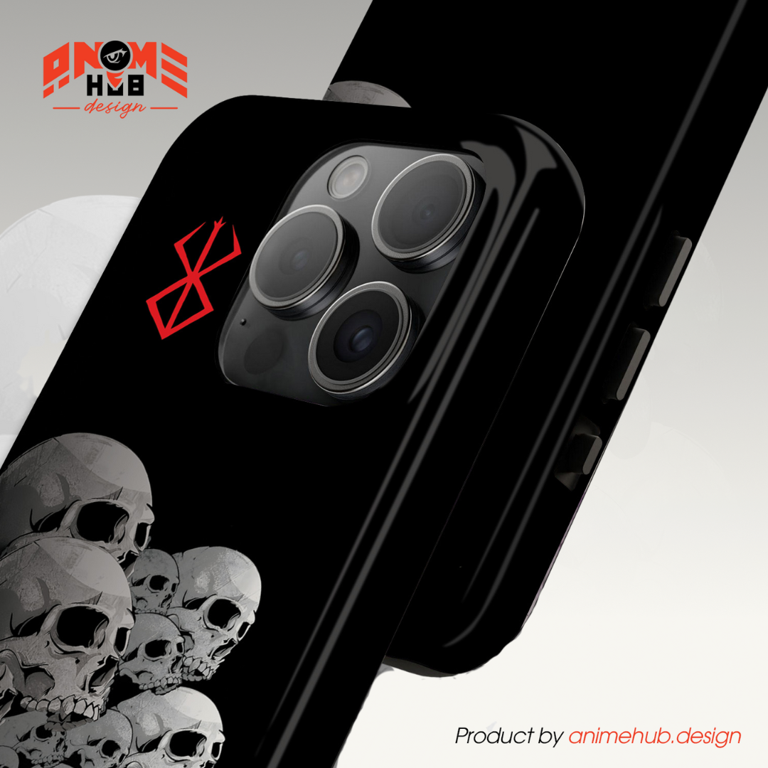 Berserk Manga Skull Phone Case – Dark Anime Design ANIME HUB