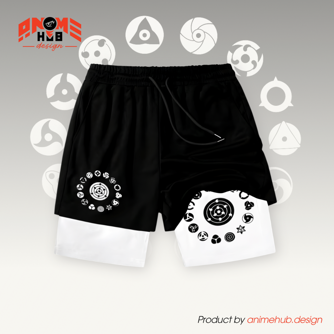 Uzumaki - Pantalones cortos de Narutoo Streetwear ANIME HUB