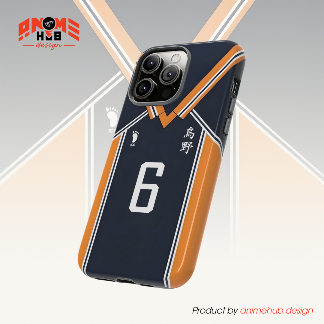 Haikyuu Phone Case – Ennoshita Chikara #6 Volleyball Anime Phone Case ANIME HUB