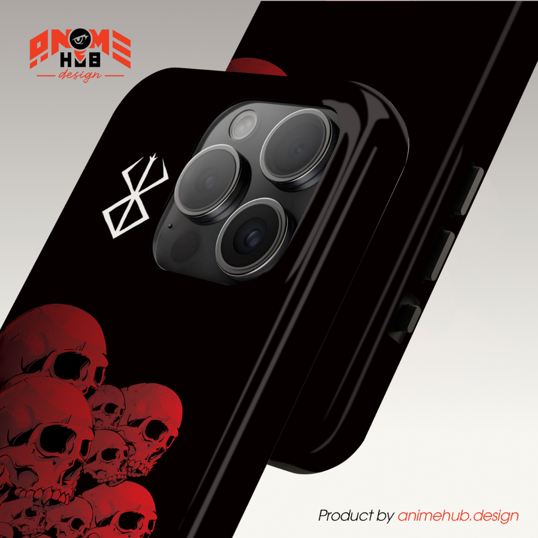 Berserk Manga Skull Phone Case 1 – Dark Anime Design ANIME HUB