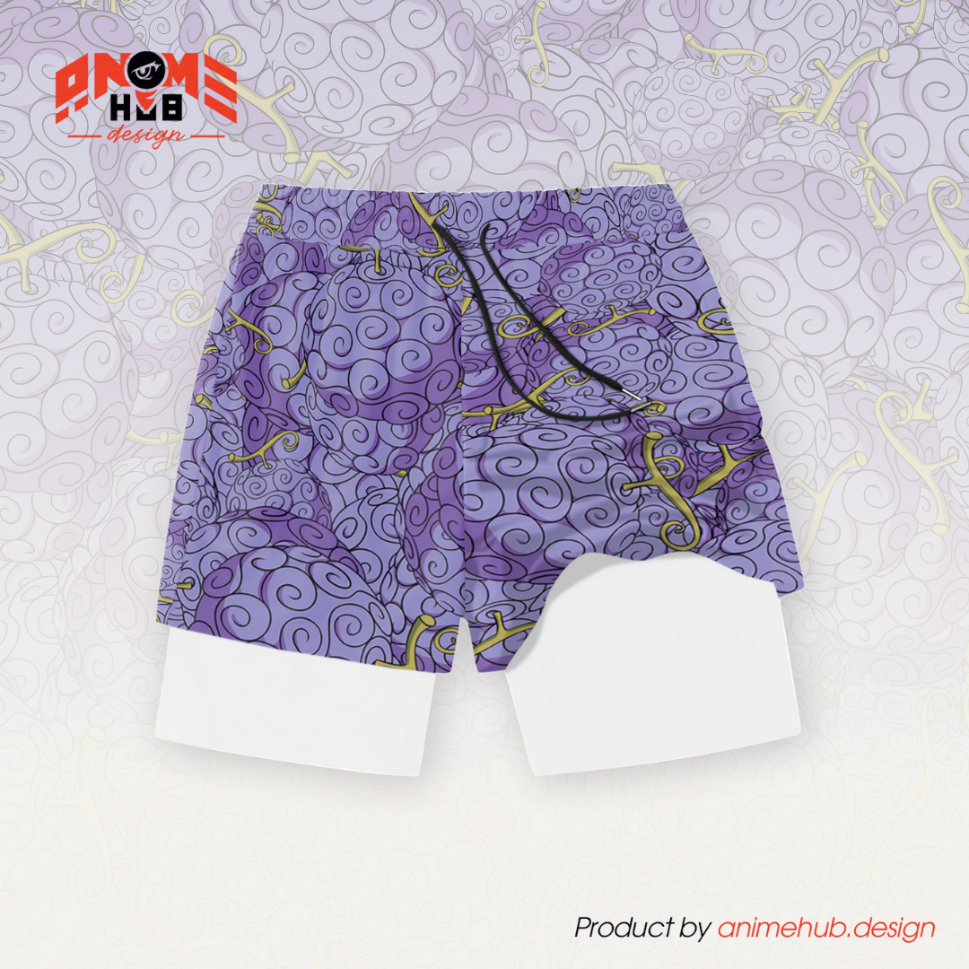 Anime Fruta del Diablo 6 – Pantalones cortos de Onepiecee ANIME HUB