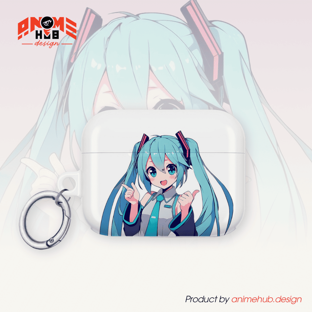 Hatsune Miku AirPods Case 2 – Soft Protective ANIME HUB