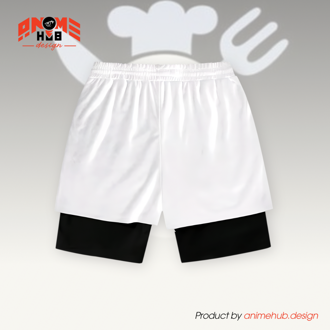 One Piecee Shorts 2 – Sanji Jolly Roger Pirate Symbol Design ANIME HUB