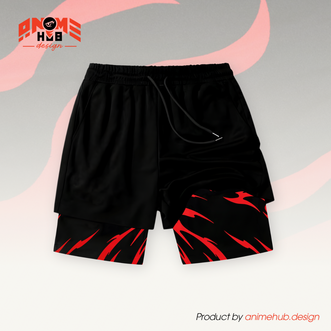 Uzumaki - Pantalones cortos de Narutoo Streetwear ANIME HUB