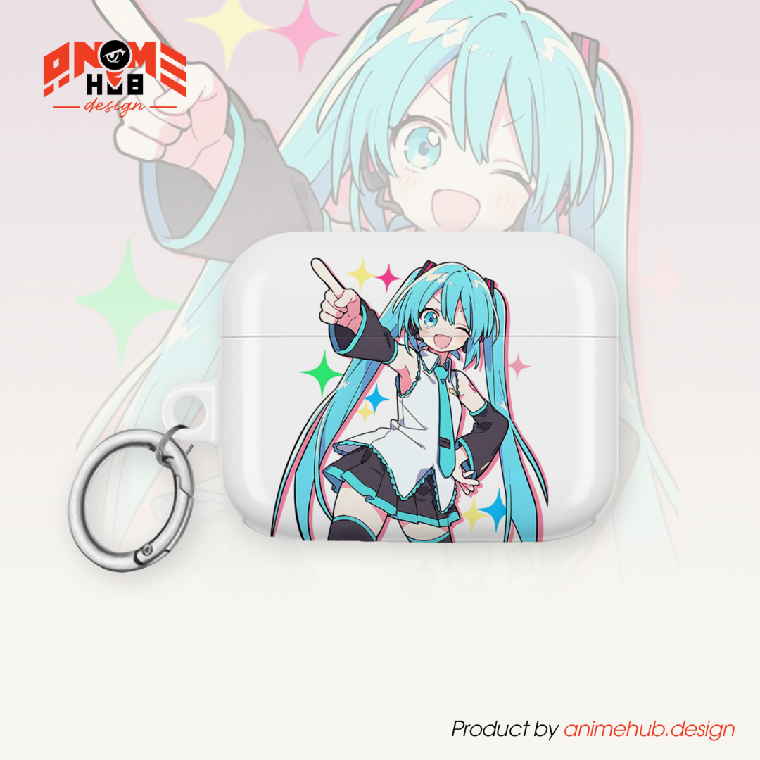 Funda protectora suave para AirPods 3 de Hatsune Miku ANIME HUB