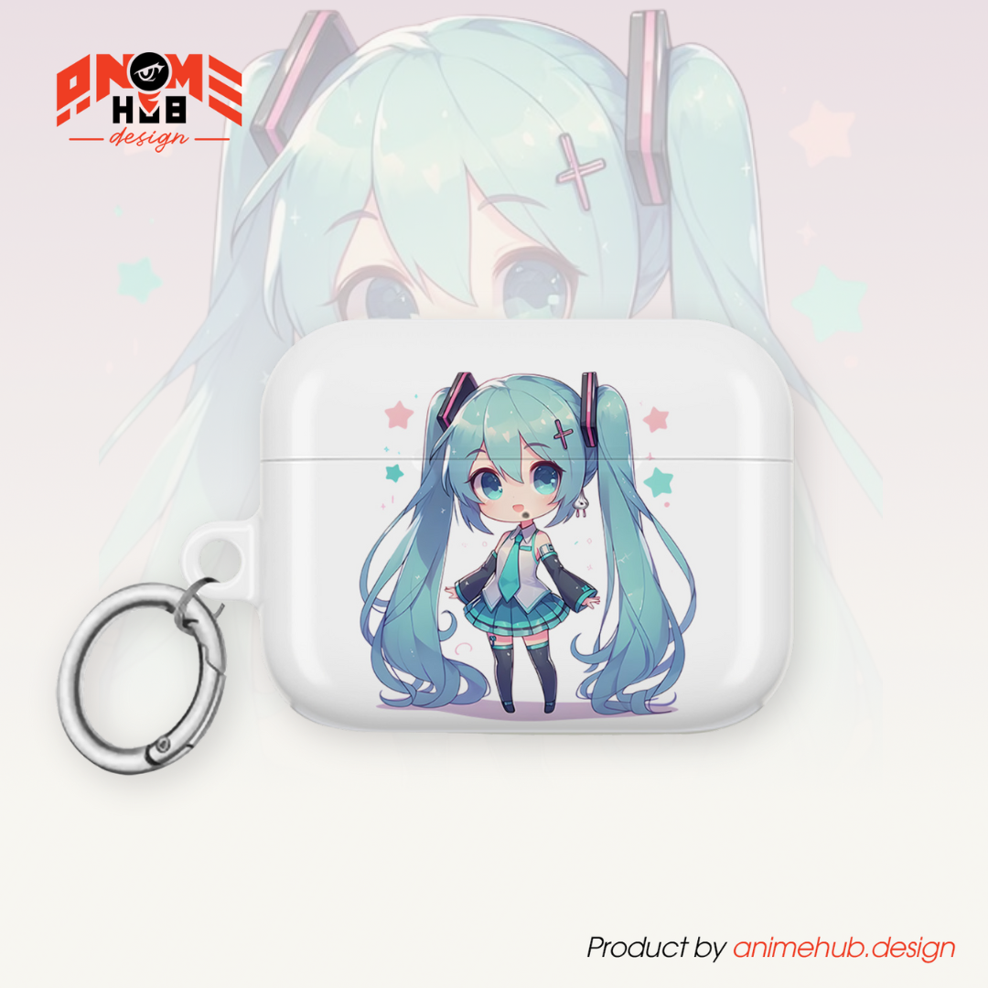 Funda protectora suave para AirPods de Hatsune Miku 1 - ANIME HUB