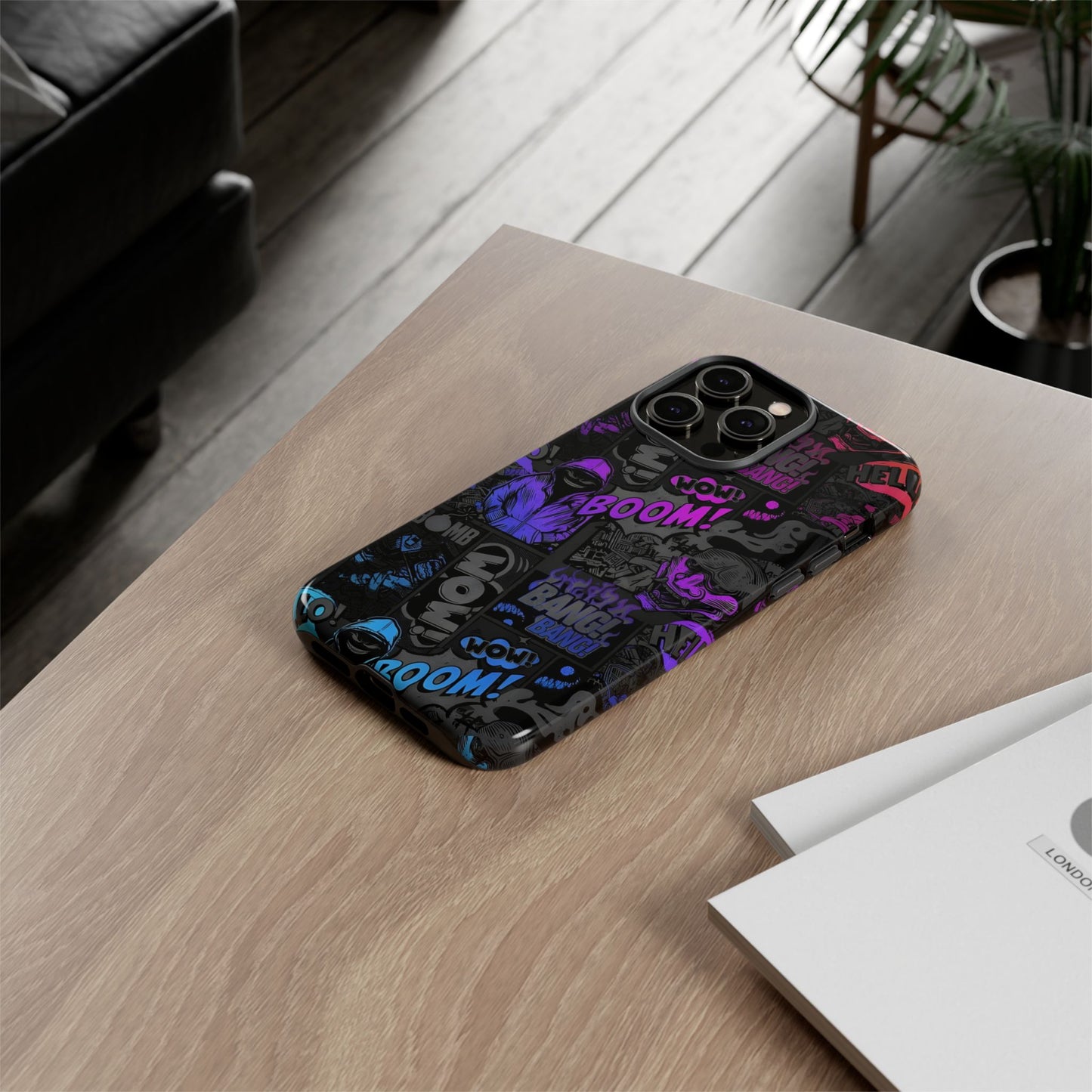 BOOM! BANG! WOW! 9 – Graffiti Street Style Phone Case ANIME HUB