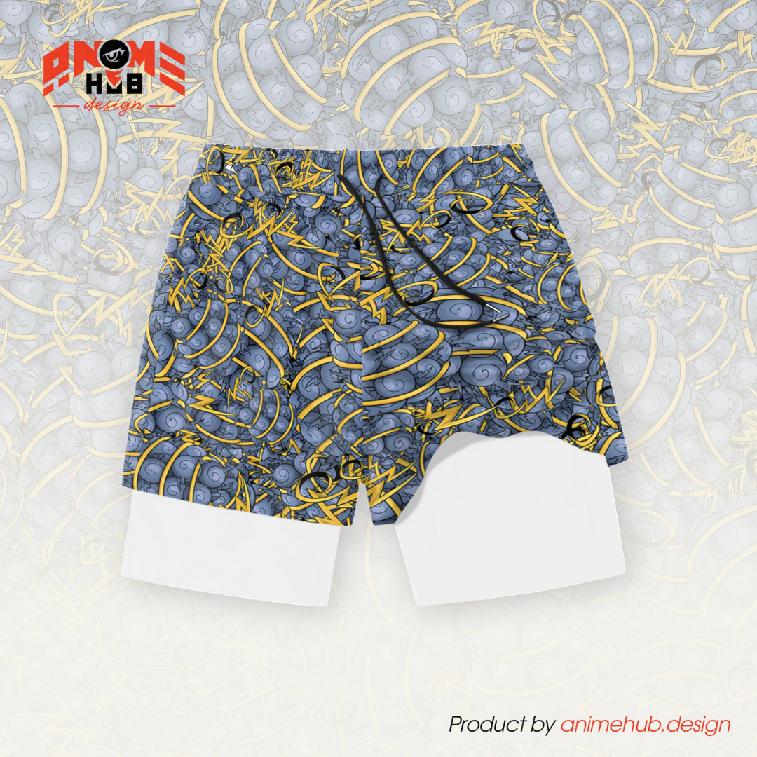 Anime Fruta del Diablo 7 – Pantalones cortos de Onepiecee ANIME HUB