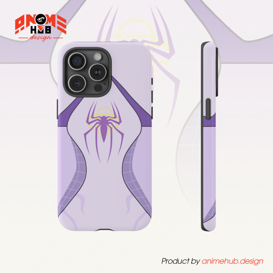 Spider-Gwen Inspired Phone Case 2 – Superhero Costume Design ANIME HUB
