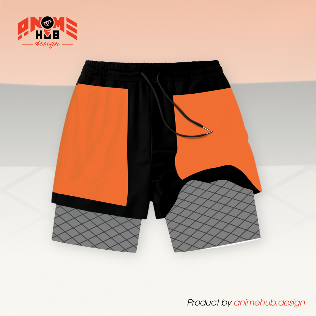 Uzumaki - Pantalones cortos de Narutoo Streetwear ANIME HUB