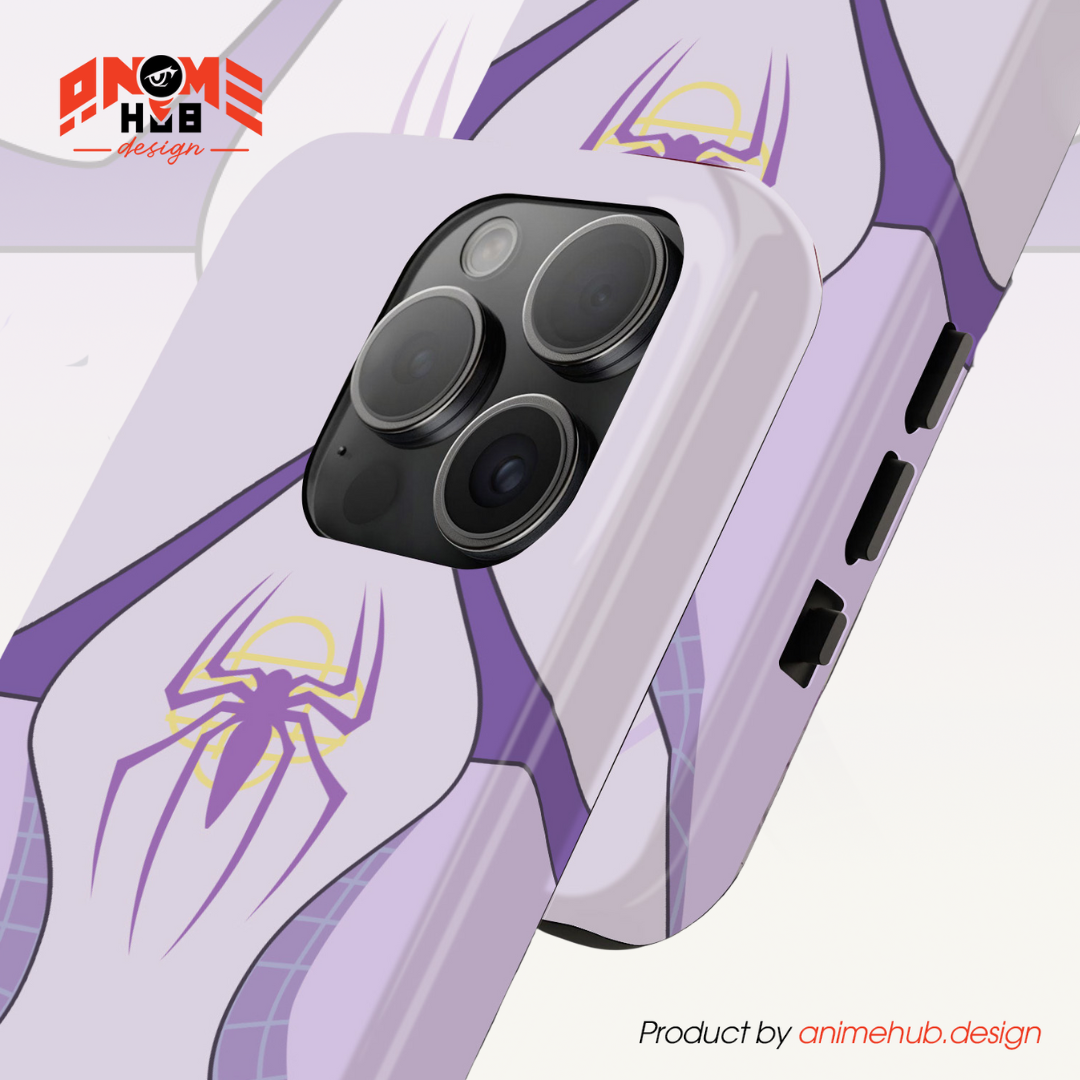 Spider-Gwen Inspired Phone Case 2 – Superhero Costume Design ANIME HUB
