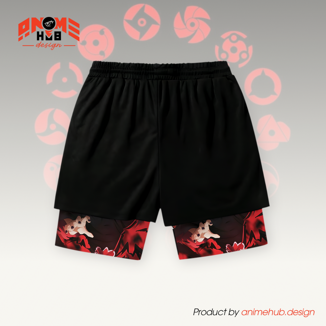 Uzumaki - Pantalones cortos de Narutoo Streetwear ANIME HUB
