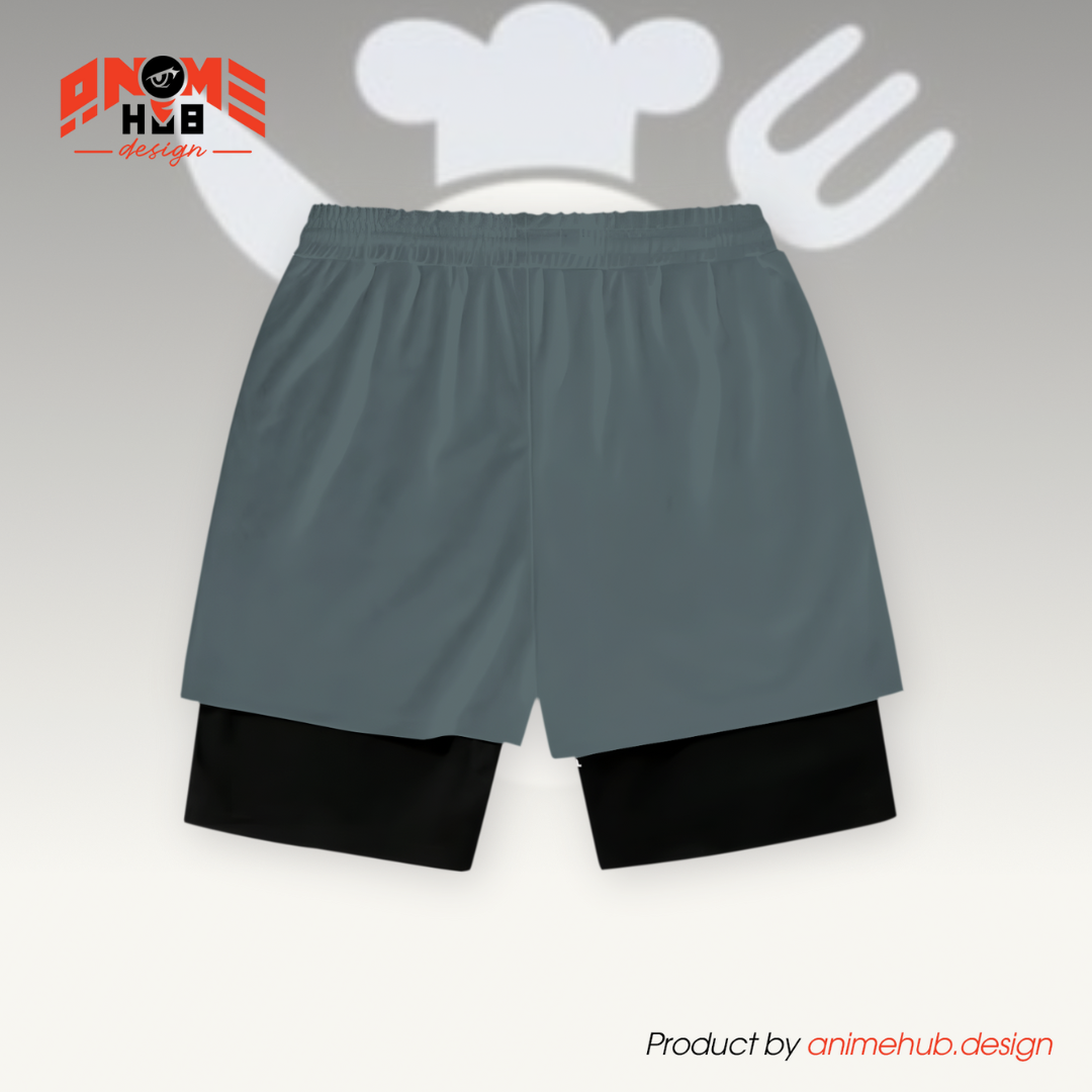 One Piecee Shorts 4 – Sanji Jolly Roger Pirate Symbol Design ANIME HUB