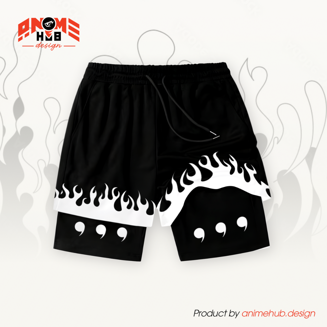 Uzumaki - Pantalones cortos de Narutoo Streetwear ANIME HUB