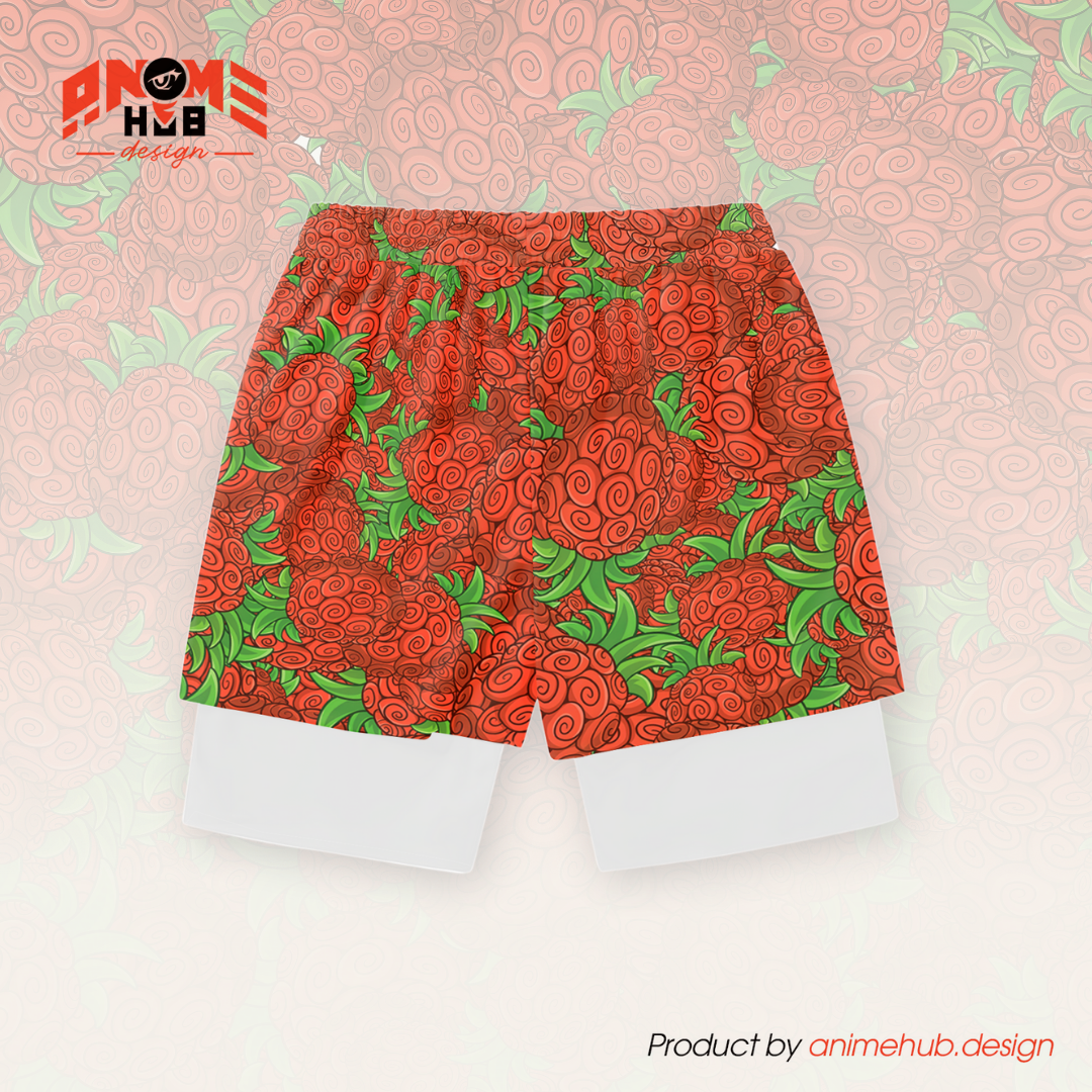 Anime Fruta del Diablo 9 – Pantalones cortos de Onepiecee ANIME HUB