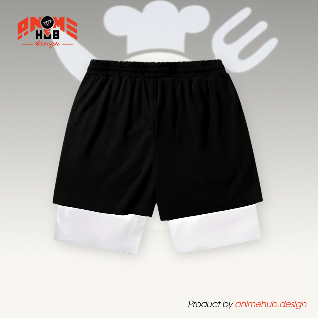 One Piecee Shorts 6 – Sanji Jolly Roger Pirate Symbol Design ANIME HUB