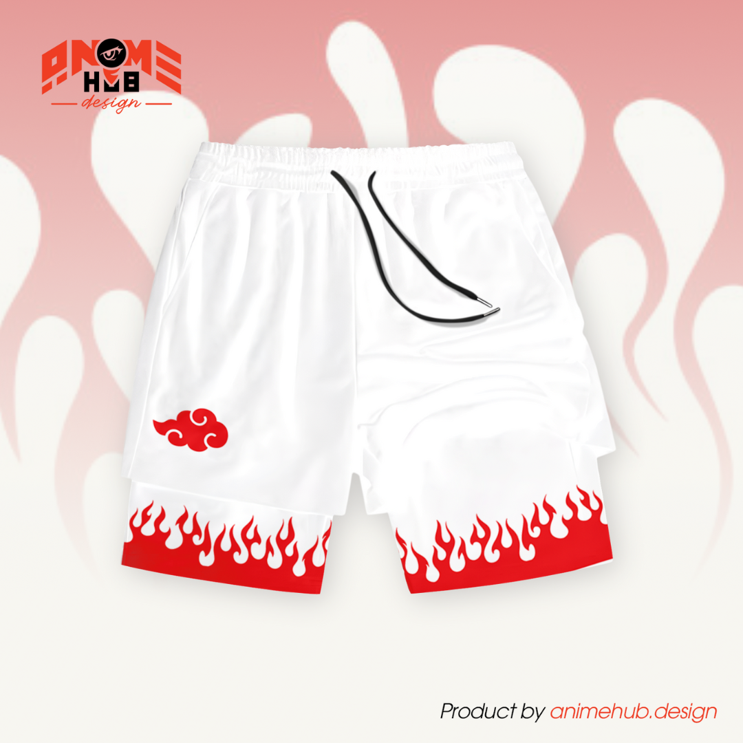 Uzumaki - Pantalones cortos de Narutoo Streetwear ANIME HUB
