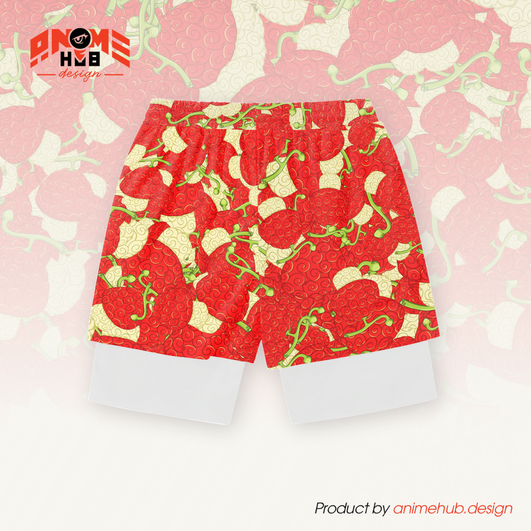 Anime Fruta del Diablo 11 – Pantalones cortos de Onepiecee ANIME HUB