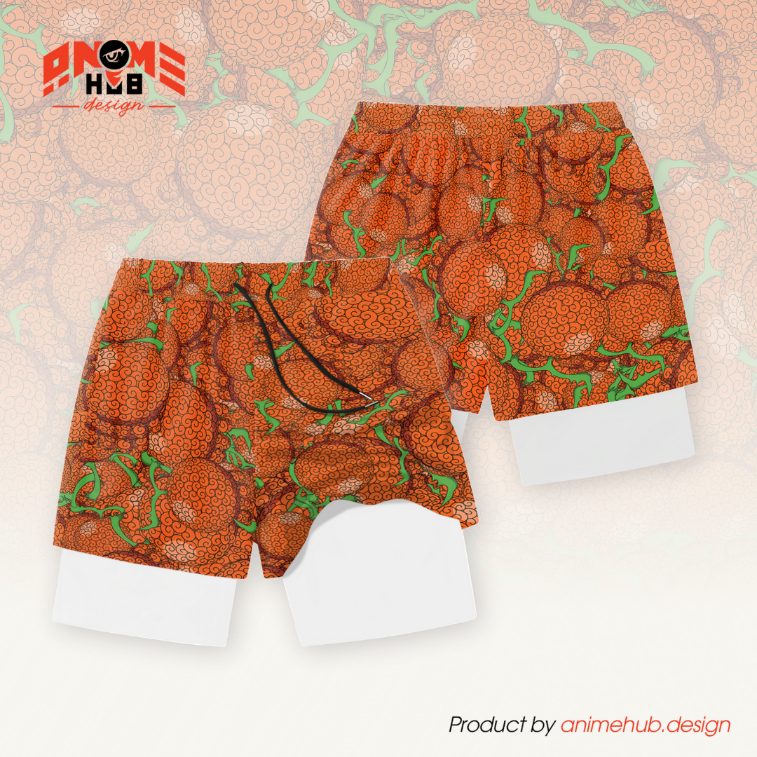 Anime Fruta del Diablo 13 – Pantalones cortos de Onepiecee ANIME HUB