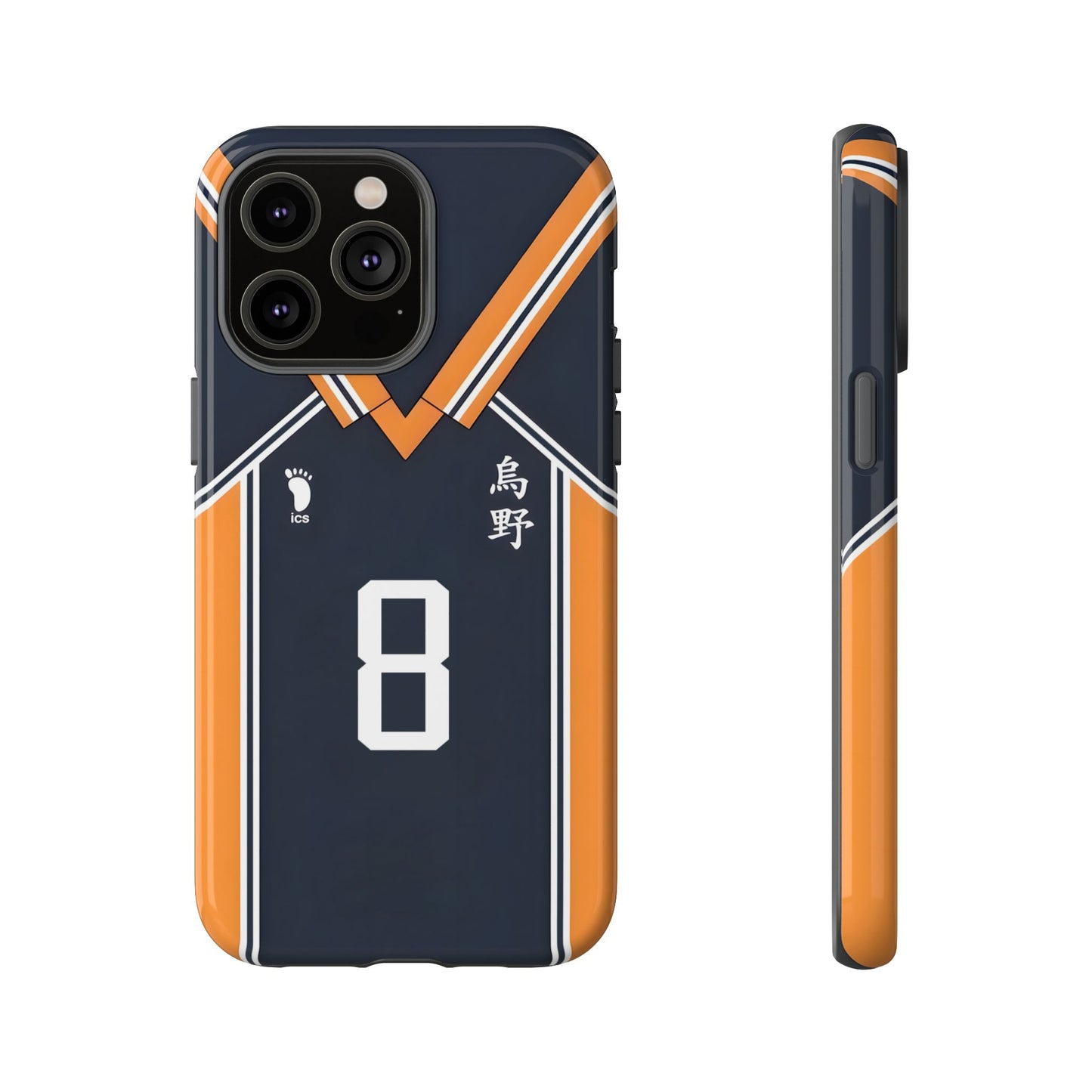 Haikyuu Phone Case – Narita Kazuhito #8 Volleyball Anime Phone Case ANIME HUB