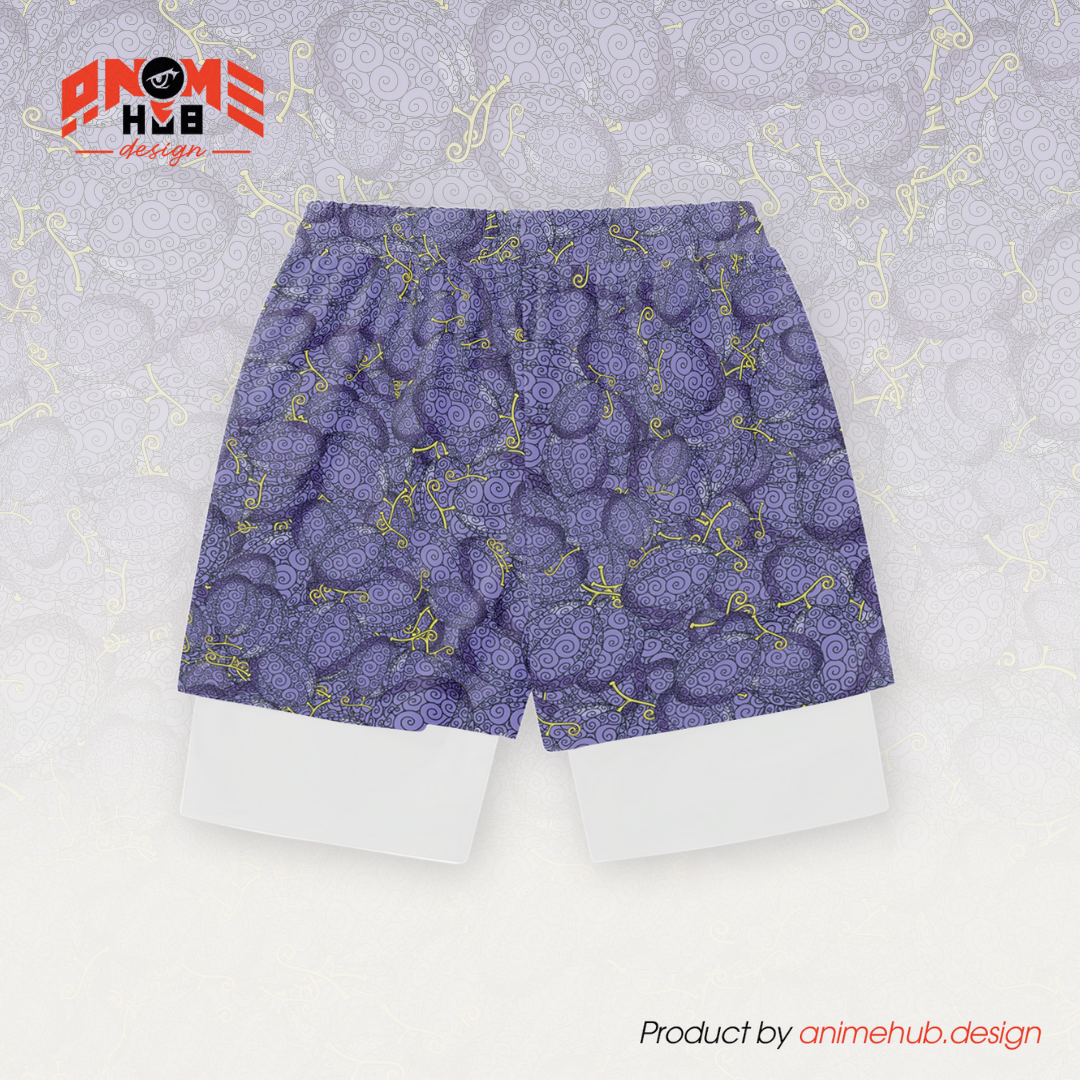 Anime Fruta del Diablo 1 – Pantalones cortos de Onepiecee ANIME HUB