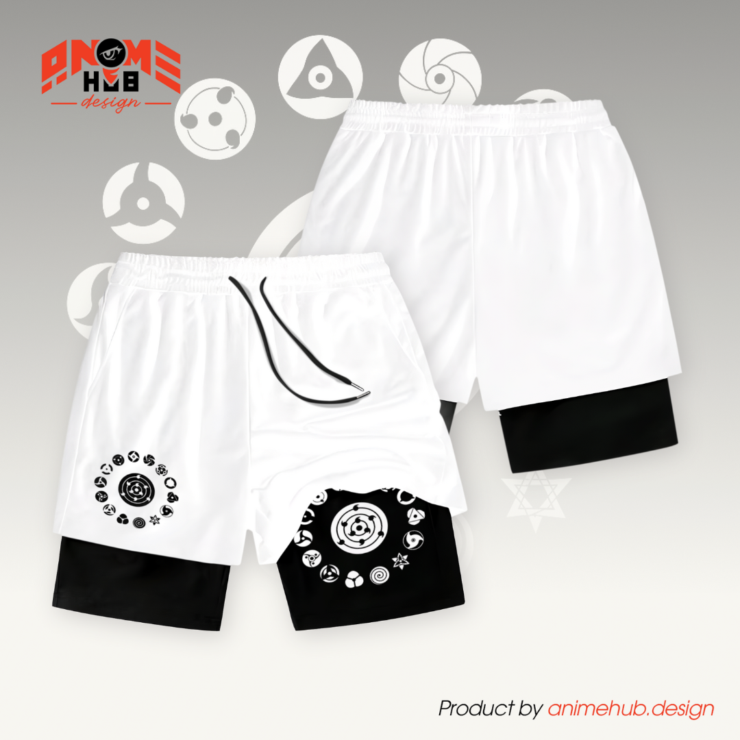 Uzumaki - Pantalones cortos de Narutoo Streetwear ANIME HUB