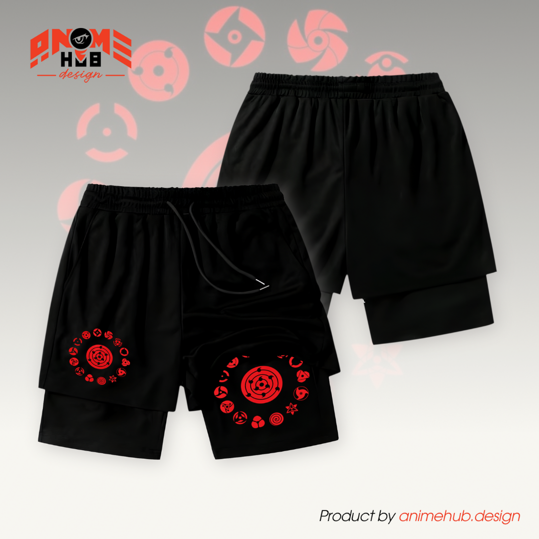 Uzumaki - Pantalones cortos de Narutoo Streetwear ANIME HUB