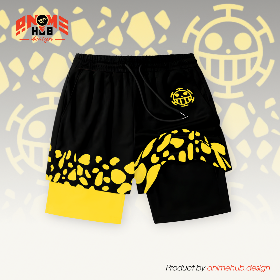 Heart Pirates – Onepiecee Anime Layered Shorts ANIME HUB
