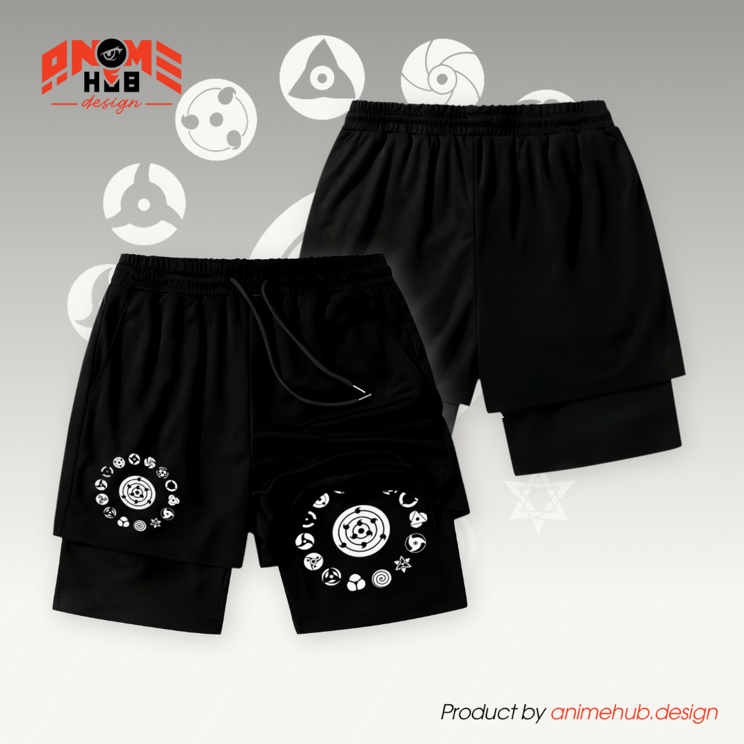 Uzumaki - Pantalones cortos de Narutoo Streetwear ANIME HUB