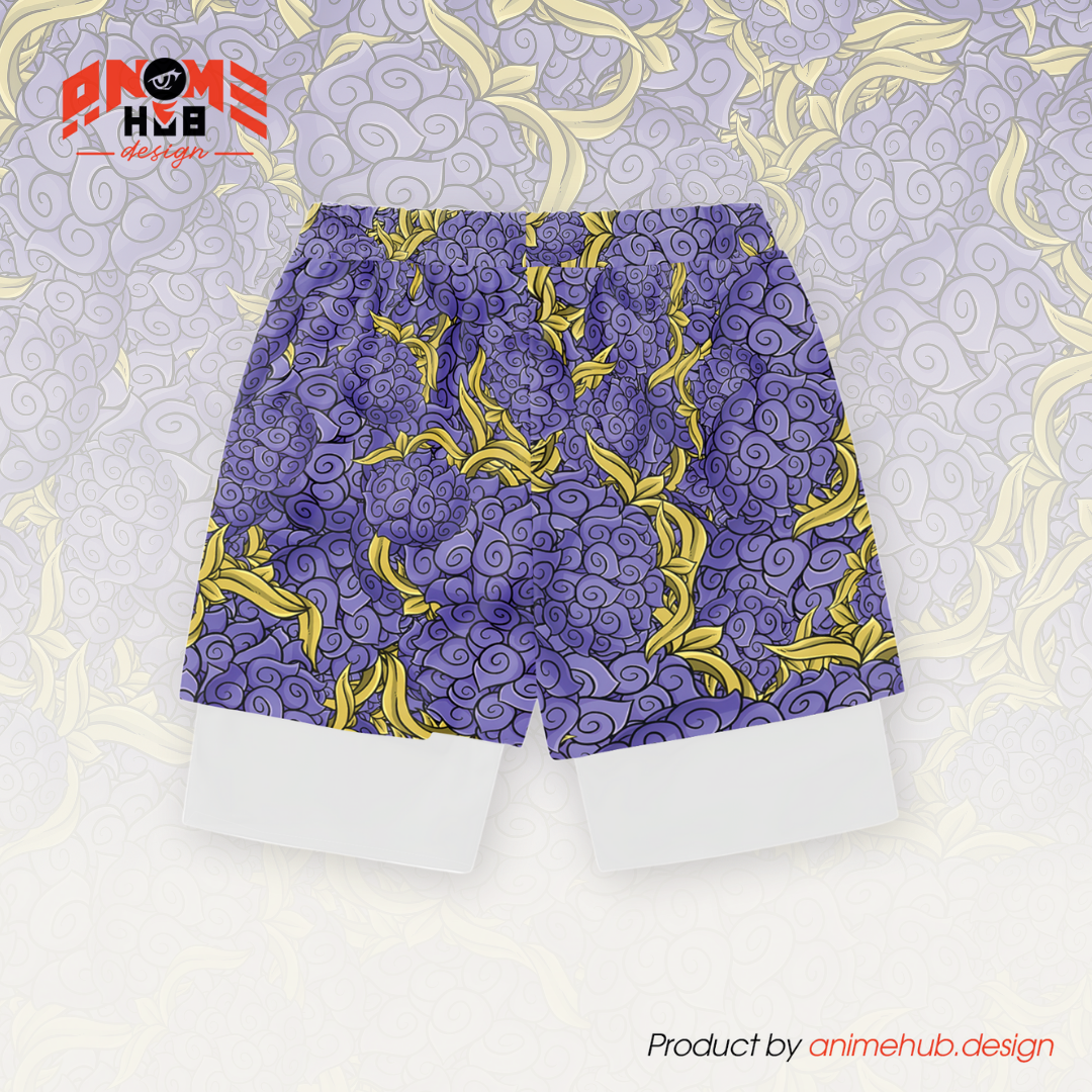Anime Fruta del Diablo 2 – Pantalones cortos de Onepiecee ANIME HUB