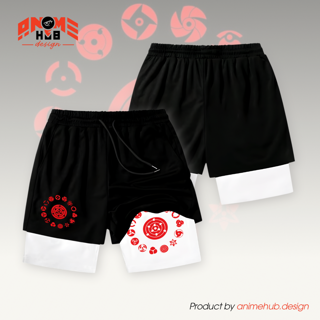 Uzumaki - Pantalones cortos de Narutoo Streetwear ANIME HUB