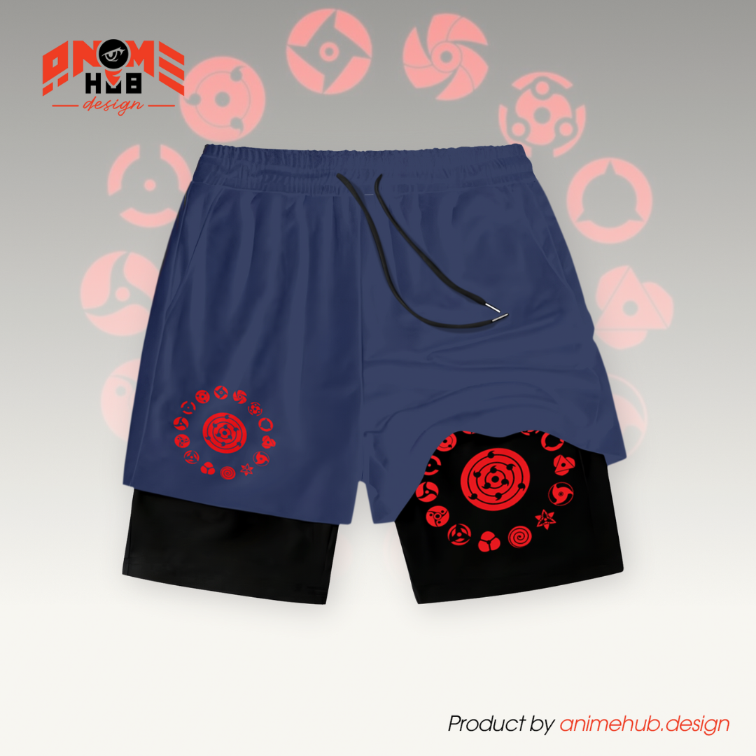 Uzumaki - Pantalones cortos de Narutoo Streetwear ANIME HUB