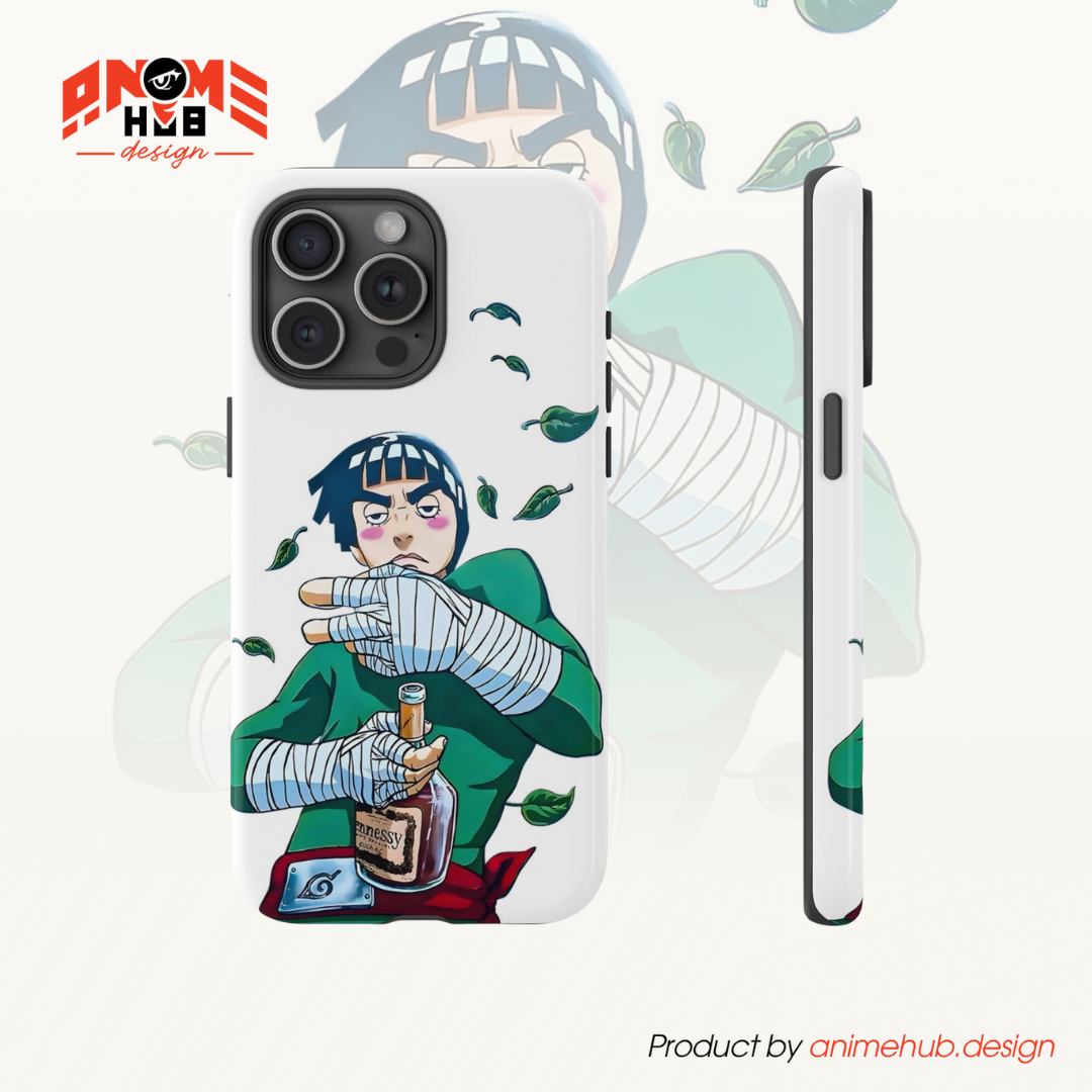 Narutoo – Rock Lee Funny Drinking Phone Case ANIME HUB
