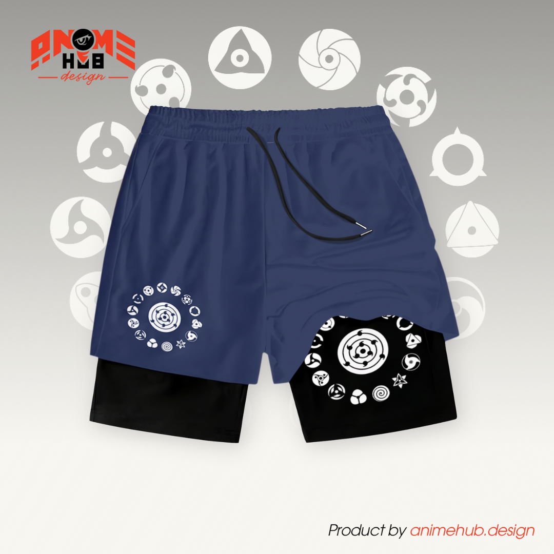 Uzumaki - Pantalones cortos de Narutoo Streetwear ANIME HUB