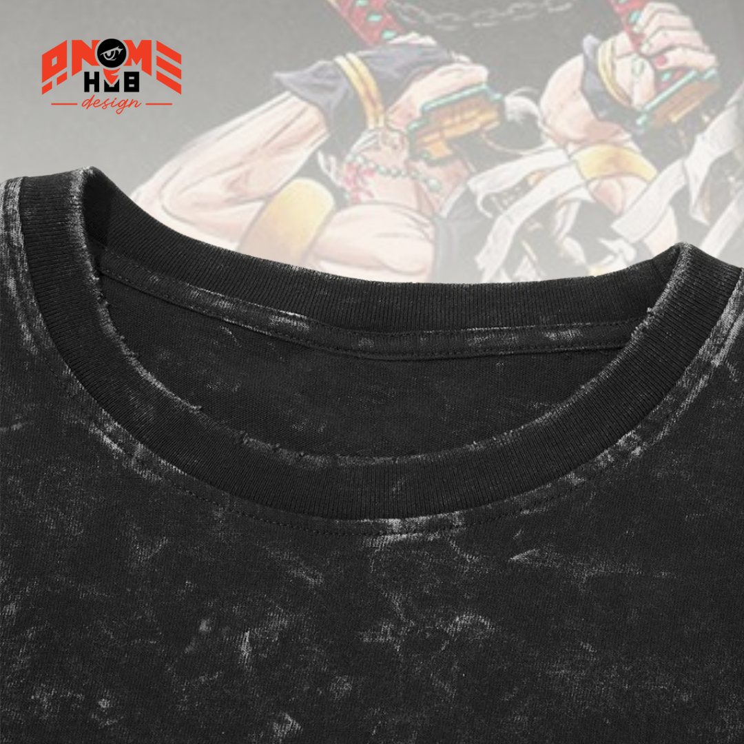 Demon Slayerr Double-Sided Unisex Washed Tee – Anime Uzui Tengen Shirt ANIME HUB