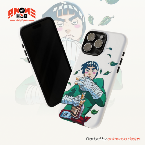 Narutoo – Rock Lee Funny Drinking Phone Case ANIME HUB