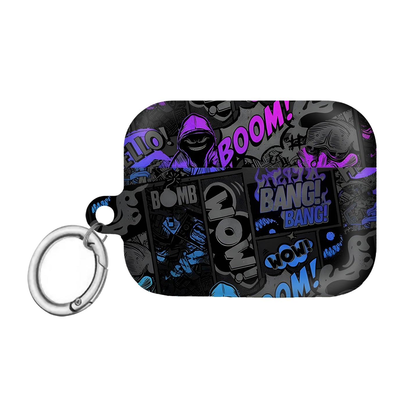 ¡BOOM! ¡BANG! ¡GUAU! 1 – Estuche para AirPods con estilo callejero de grafiti ANIME HUB